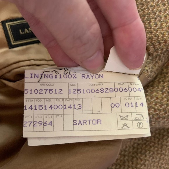 MABRA x SARTORI ATELIER Blazer Sports Coat Vintage Silk‎ Tweed Blazer Jacket 40R - Picture 11 of 16